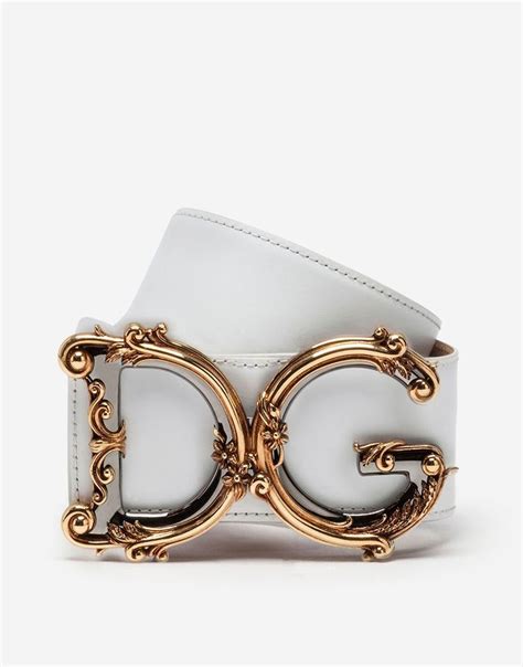 ceinture dolce gabbana femme blanche|Ceintures de luxe pour femme .